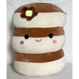 Squishmallows Original 12” Rayen Pancake 3-Stack with Butter Flower Plush